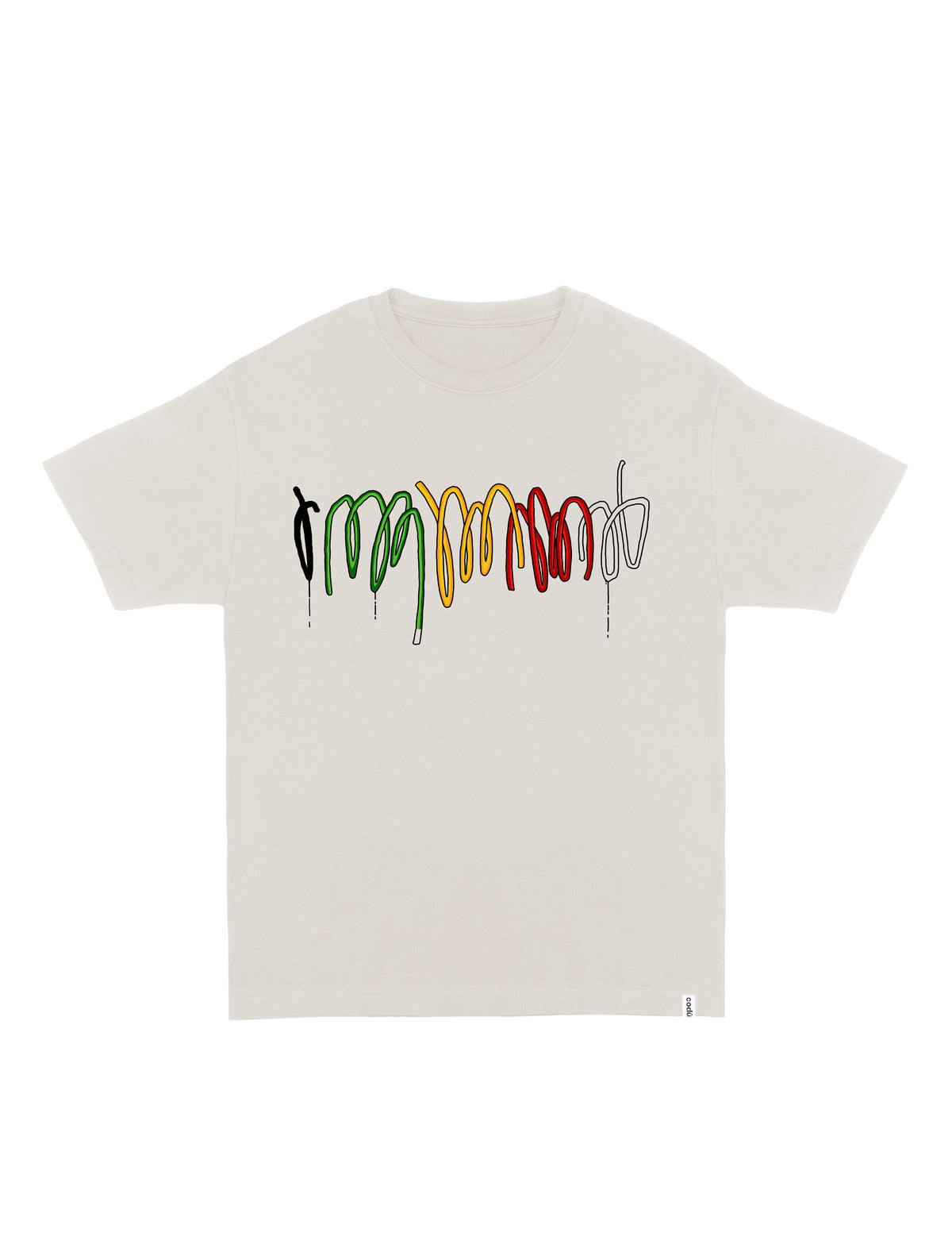 15 Code Switching T-SHIRT // Relaxed Fit - VINTAGE WHITE / M