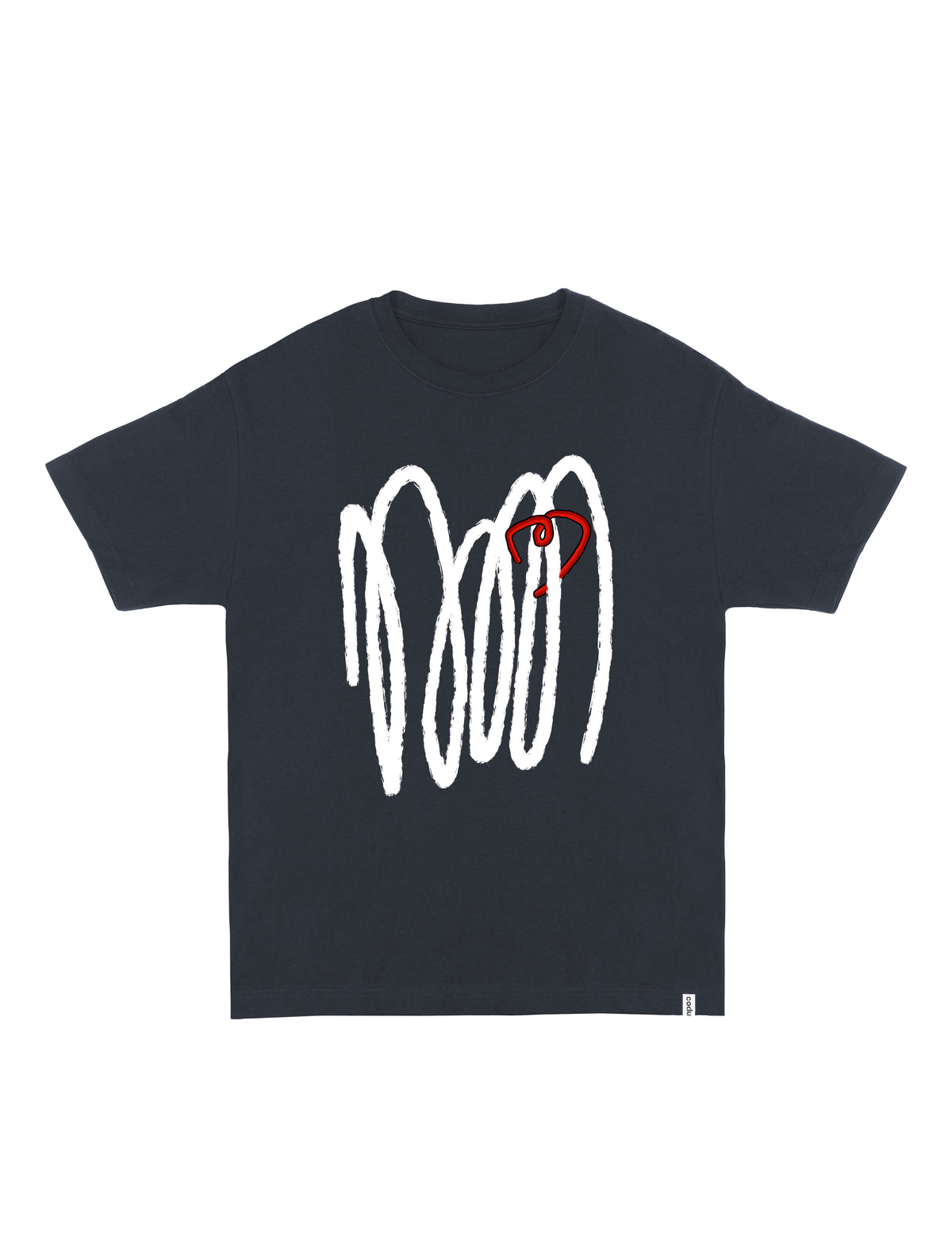 1 Code Switching T-SHIRT // Relaxed Fit - DARK GREY / M